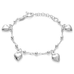 Darling Sterling Silver Monogram Bracelet