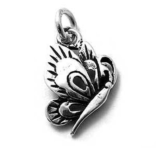 KTC008) 925 Silver Charms Butterfly Travel Airplane Sunflower